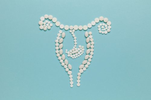 Stenar som är formade som en livmoder