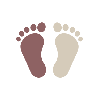 Illustration fötter